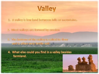 Major land form of earth | PPTX