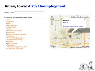 Ames, Iowa: 4.7% Unemployment
 