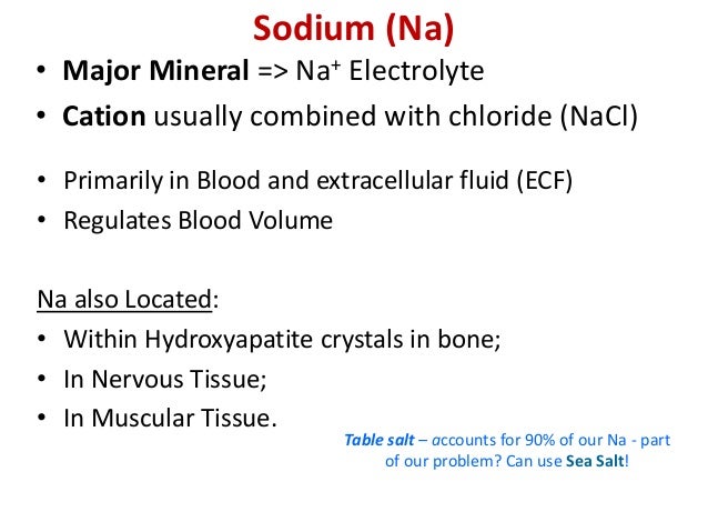 major minerals major minerals