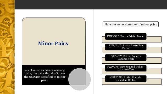 Major Minor And Exotic Forex Trading Currency Pairs - 
