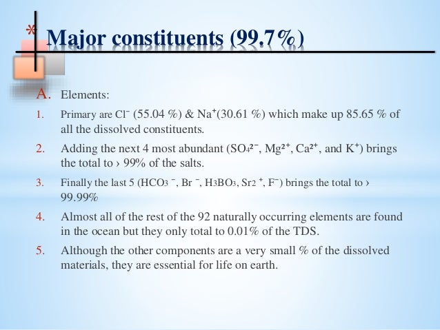 What Gases And Solids Are Naturally In The Water What Gases And Solids Are Naturally In The Water