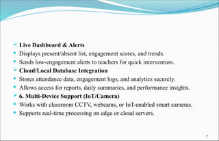 Real-Time AI-Based Attendance and Engagement Detection System for Smart ...