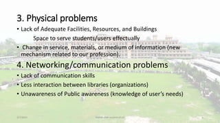 Major problems in LIS.pptx