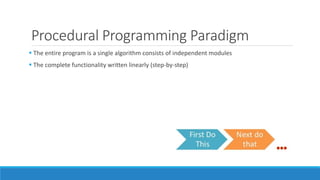Major Programming Paradigms | PPTX
