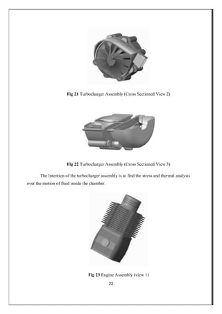 Major project. simulation of turbocharger | PDF