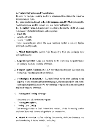 Bilingual Hate Speech Recognition System Using NLP and Machine Learning ...