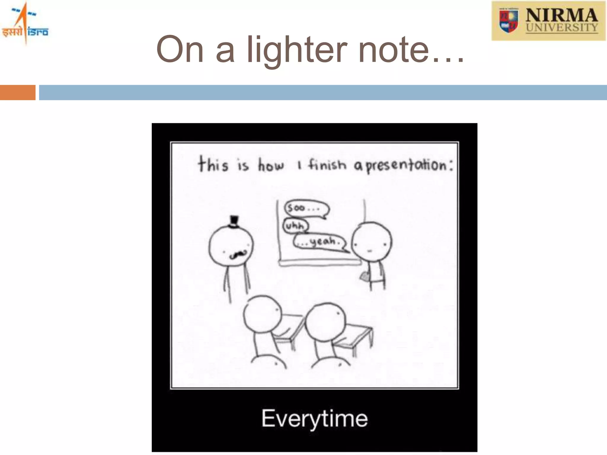 On a lighter note…
 