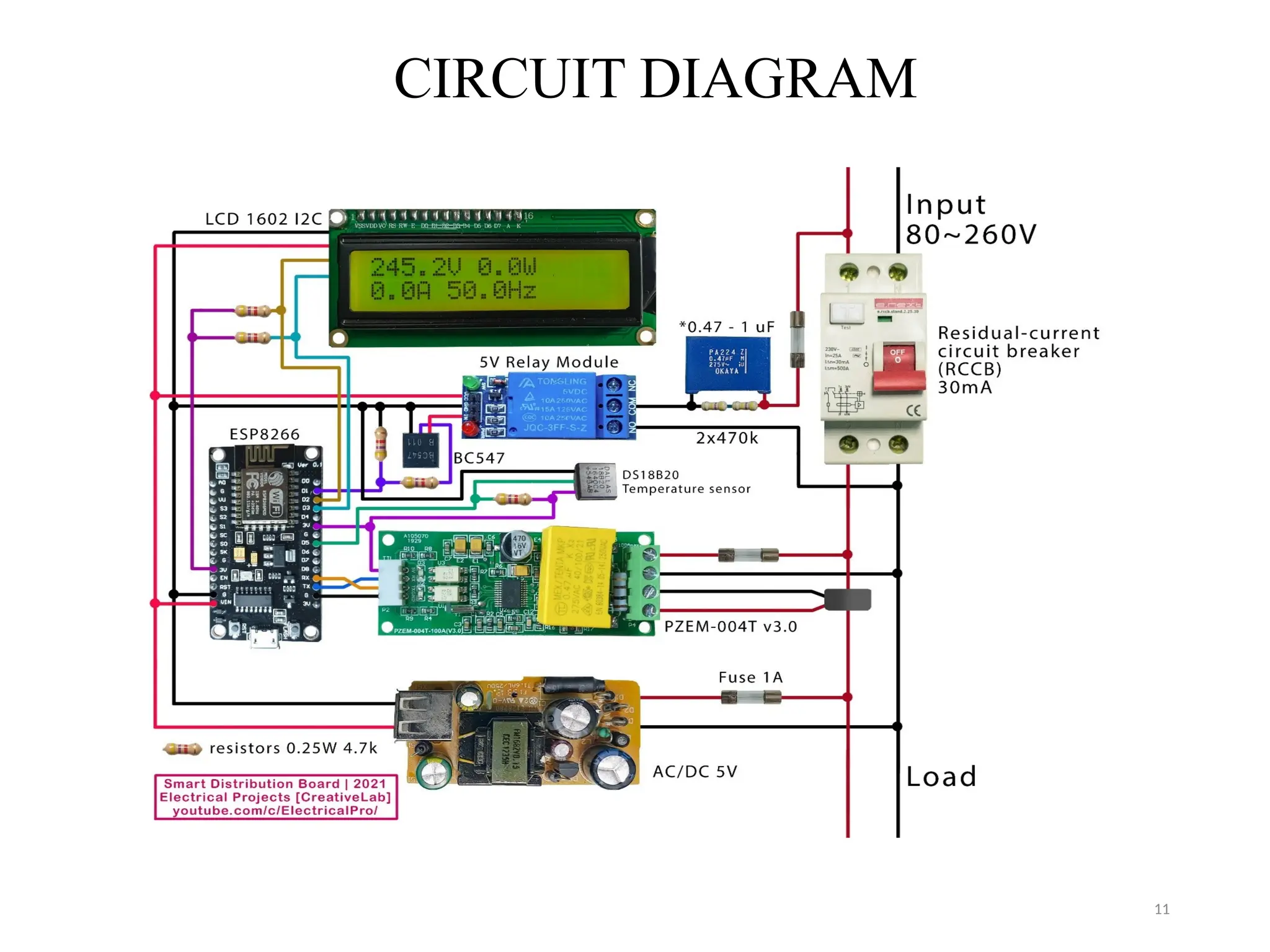 11
CIRCUIT DIAGRAM
 