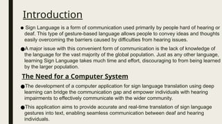 major project ppt final (SignLanguage Detection) | PPTX