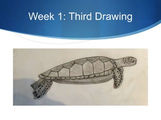 Week 1: Third Drawing
 