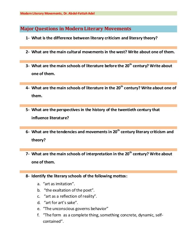major questions in modern literary movements 1 638 jpg cb 1368100368 literary movements