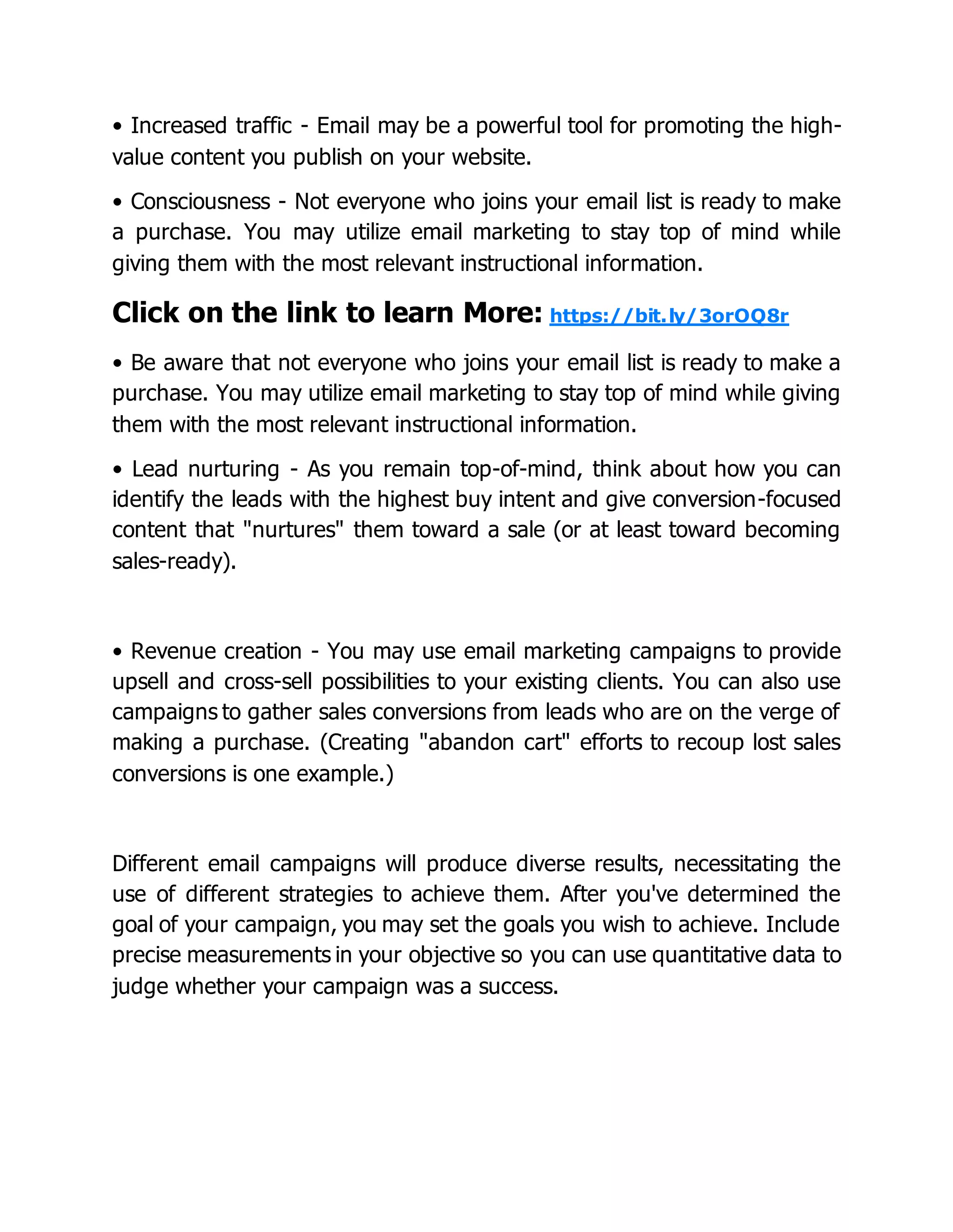 Major Reasons Why You Need Email Marketing Strategy Pdf Major Reasons Why You Need Email Marketing Strategy Pdf