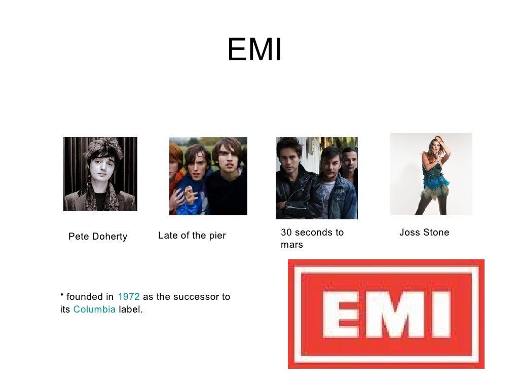 Major record labels 2018