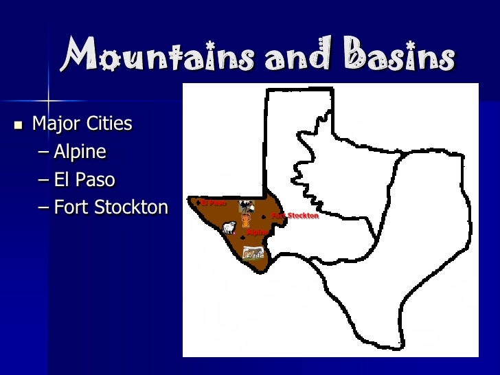 Facts About Mountains And Basins Region Of Texas Tularosa - 