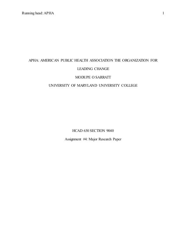 Pharmacy major research paper