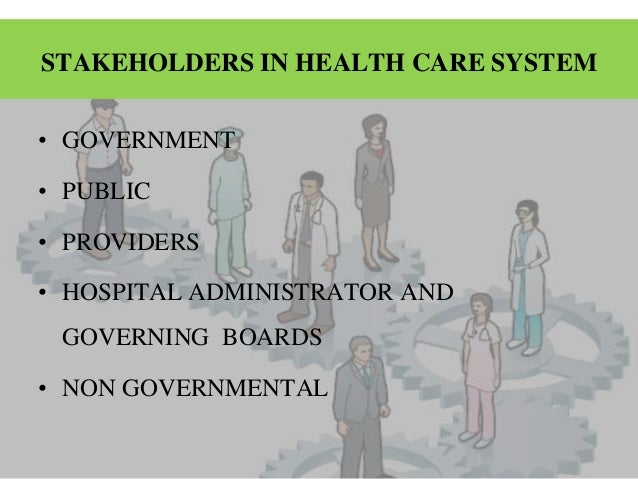 stakeholders in healthcare