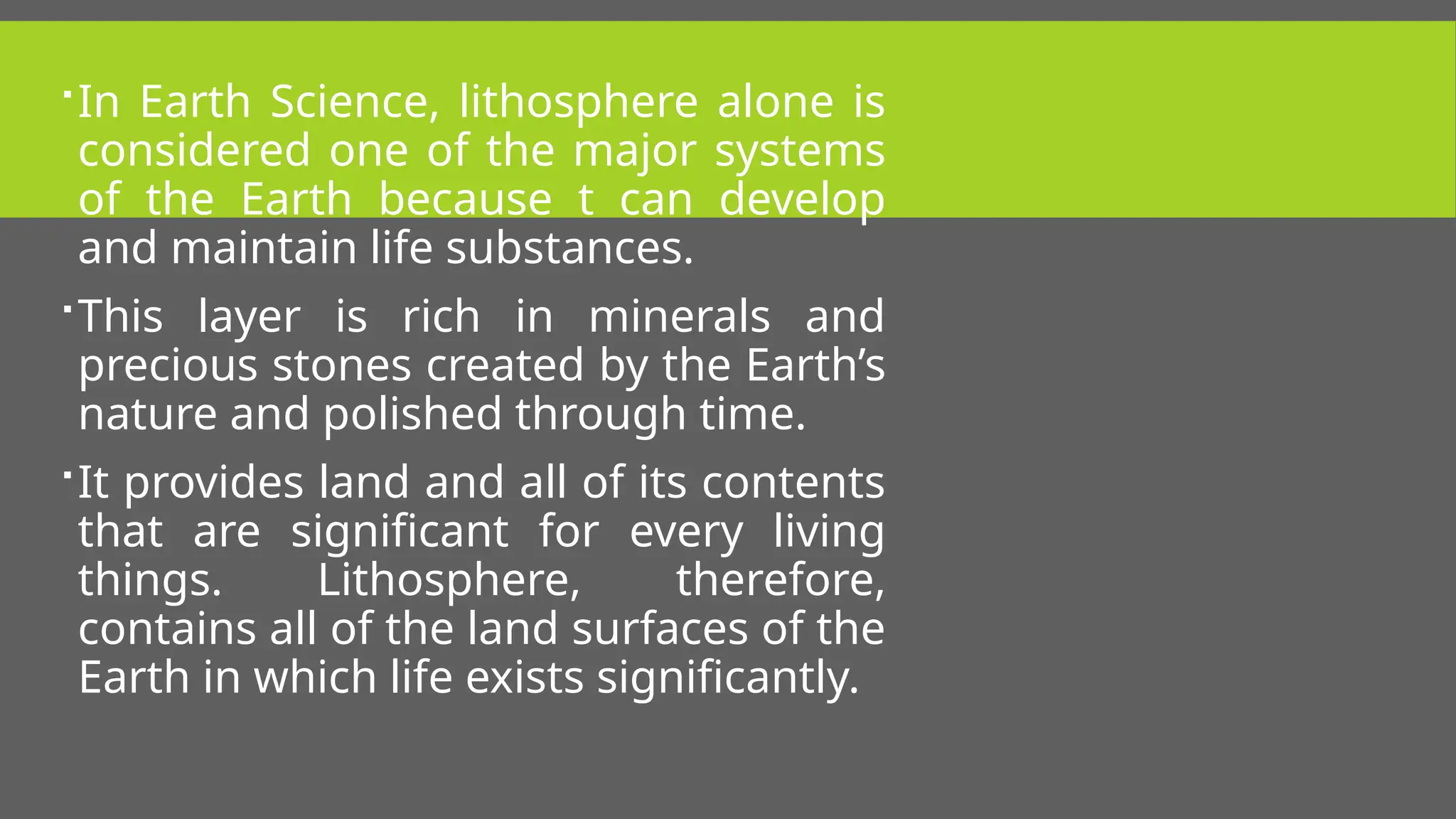 Major systems of the earth ppt ppcdssgtx ppt