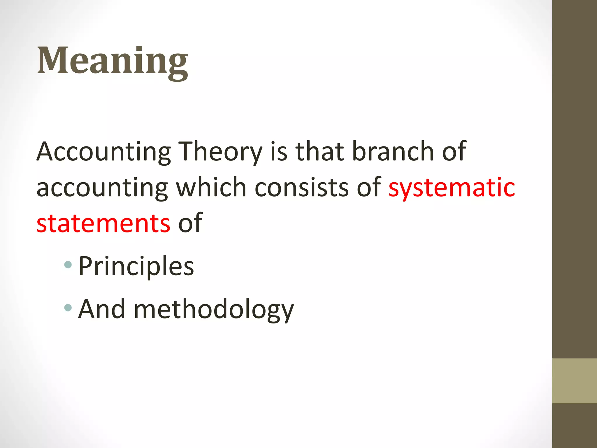 Major thinkers and their contribution to accounting theory | PPT