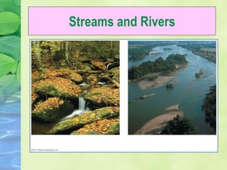 Streams and Rivers
 