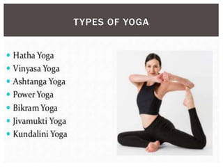 TYPES OF YOGA
 