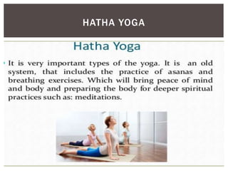 HATHA YOGA
 