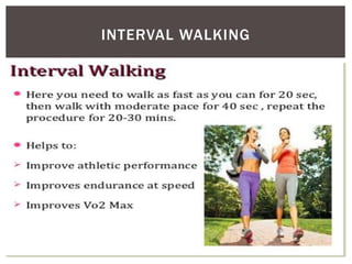 INTERVAL WALKING
 