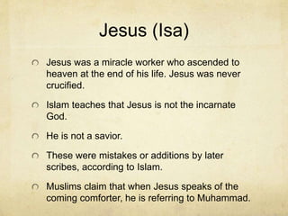 The Quran & The Hadith
The writing of the Quran by an illiterate man in what is supposed to
be a beautiful way, is considered by Muslims to be a miracle.
It is also considered by Muslim apologists to be one of the great
evidences of the truth of the Muslim faith.
Muslims claim that God reveals himself to peoples miraculously in
ways that conform to what the people of the day appreciated. The
Egyptians liked the forms of illusion and what we might call magic
and so God worked through Moses thusly. The Jews appreciated
miraculous healings and so Jesus performed those kinds of miracles.
The supposed beauty of the Quran was supposed to conform to the
appreciation the world had for language and writings.
In an effort to ensure that the words of Muhammad were never
confused with the word of god, Muslims placed Muhammad’s own
words in the Hadith.
 