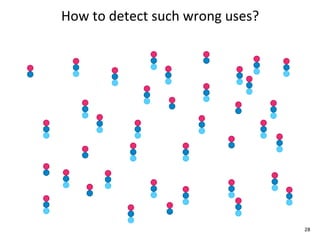 How	
  to	
  detect	
  such	
  wrong	
  uses?




                                                28
 