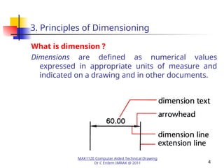 Dimension Example Matriculation MAK112E_dimensioning-erd -dimensioning and tolerancing.ppt