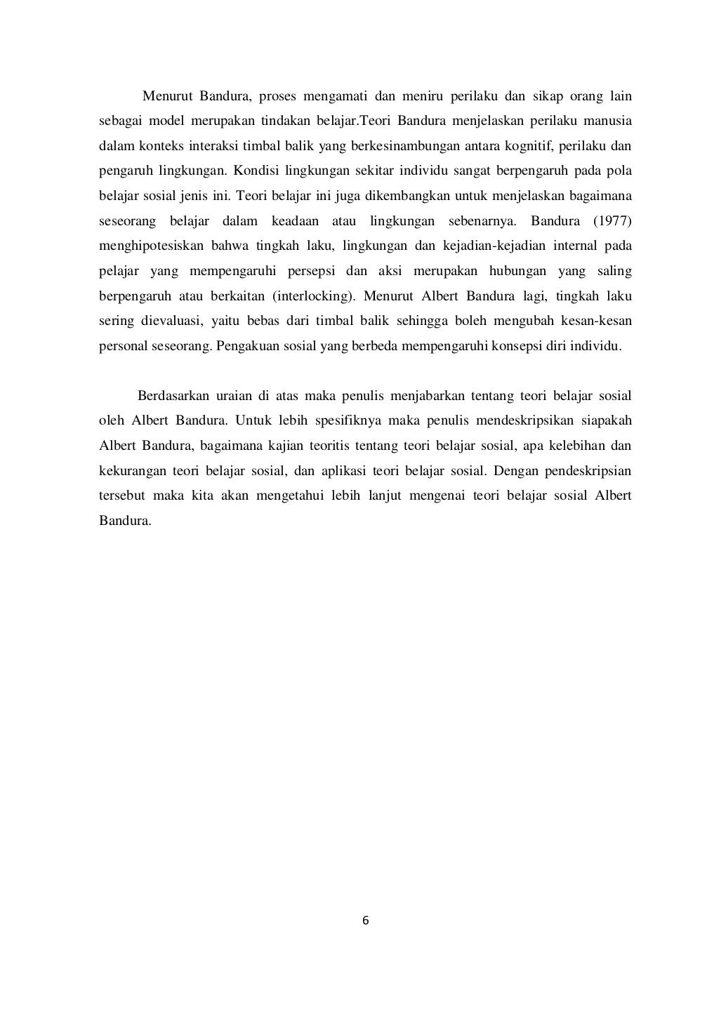 Teori Belajar Sosial Albert Bandura