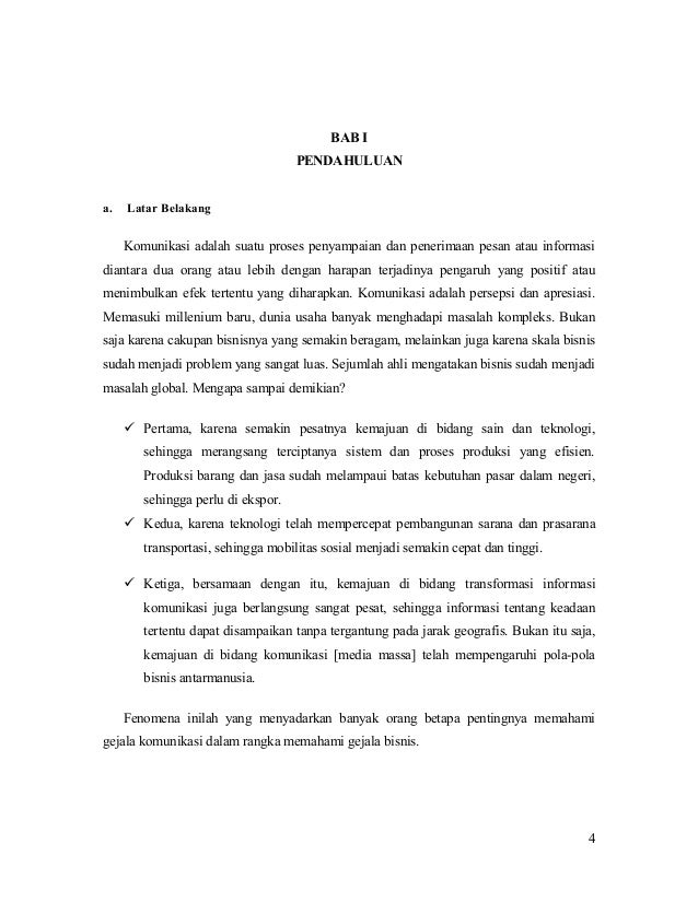 Makalah tentang komunikasi bisnis