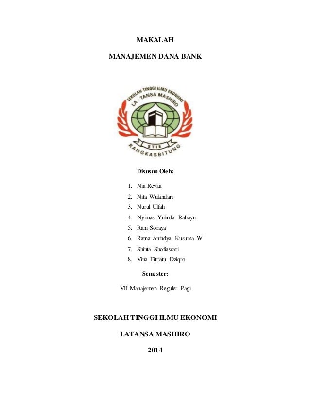 Manajemen Dana Bank