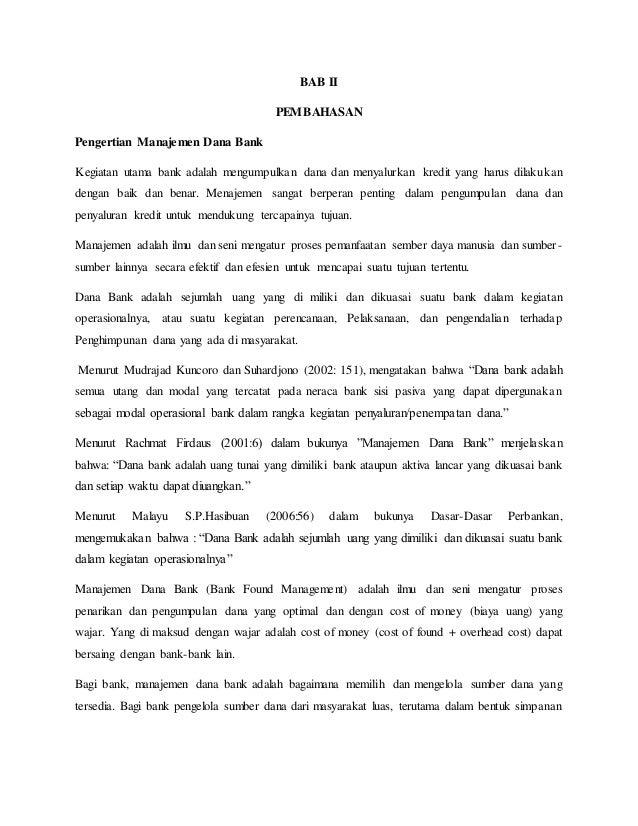Soal Dan Jawaban Sumber Sumber Dana Bank Gedung Ge