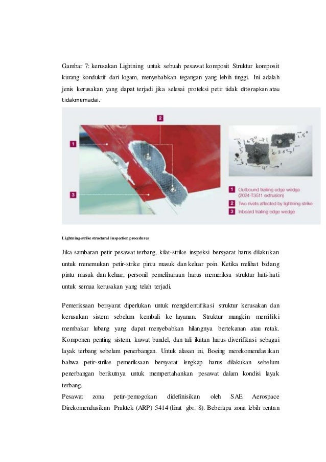 static discharge (sistem penangkal petir pada pesawat terbang)