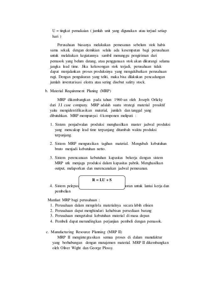 Makalah Sistem Informasi Manufaktur