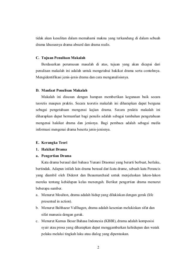 KAJIAN DRAMA ABSURD & REALIS DENGAN MODEL PENGKAJIAN SOSIOLOGI SASTRA