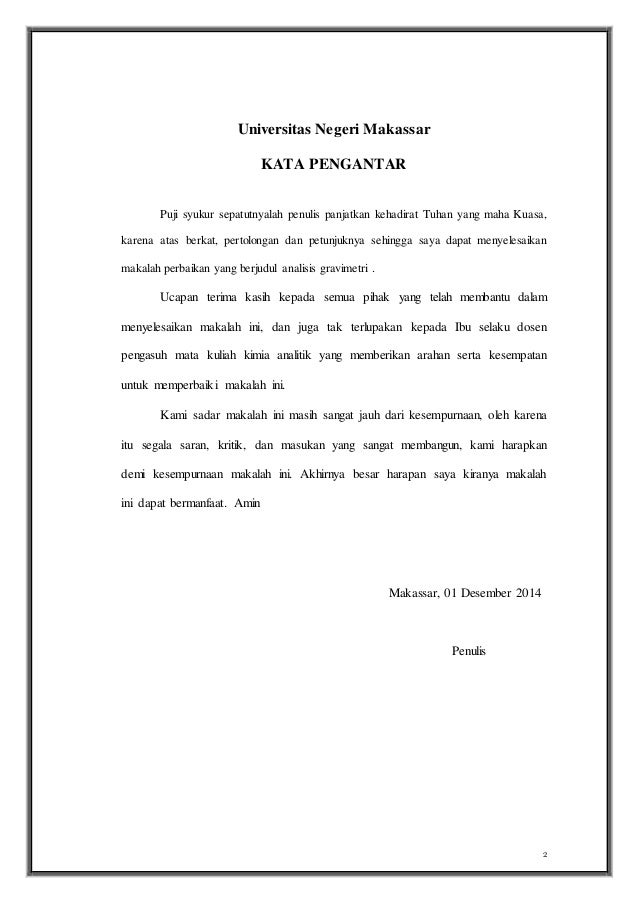 Makalah Gravimetri