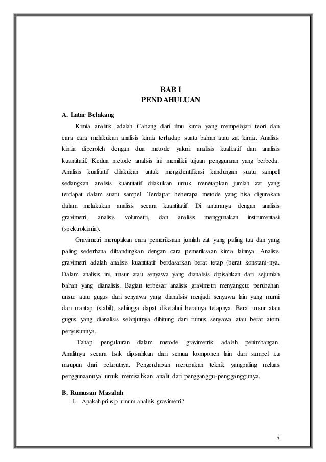 Makalah Gravimetri Makalah Gravimetri