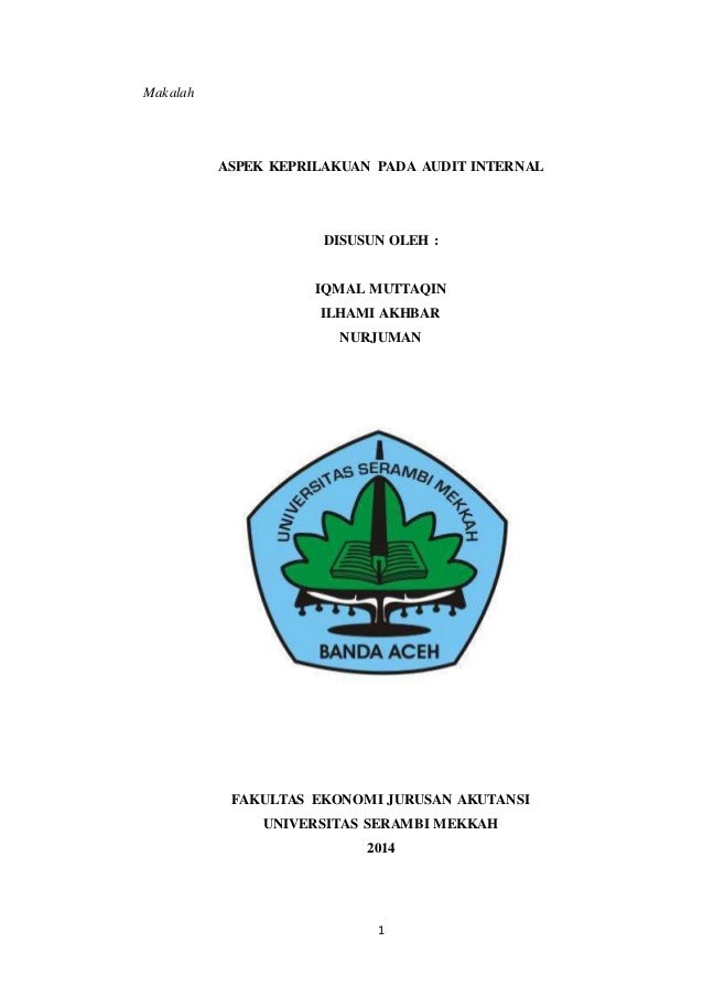 Contoh Makalah Docx Akuntansi Keprilakuan