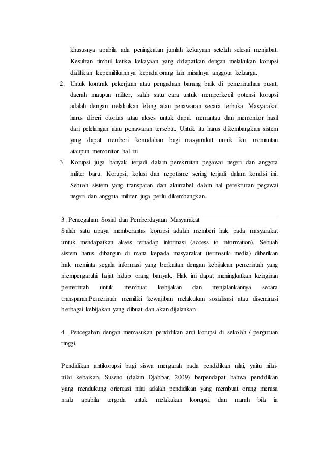 Makalah Pendidikan Antikorupsi Di Perguruan Tinggi Seputaran Guru