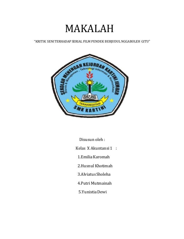 Contoh Makalah Pendek