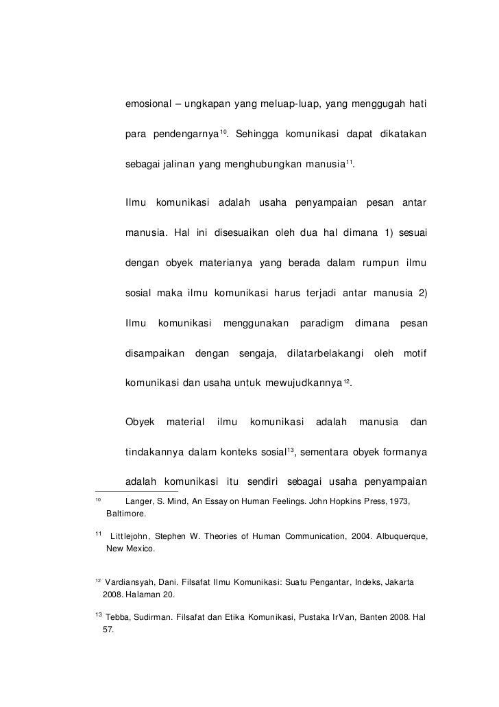 Makalah Filsafat Komunikasi Komunikasi Sebagai Ilmu Pengetahuan