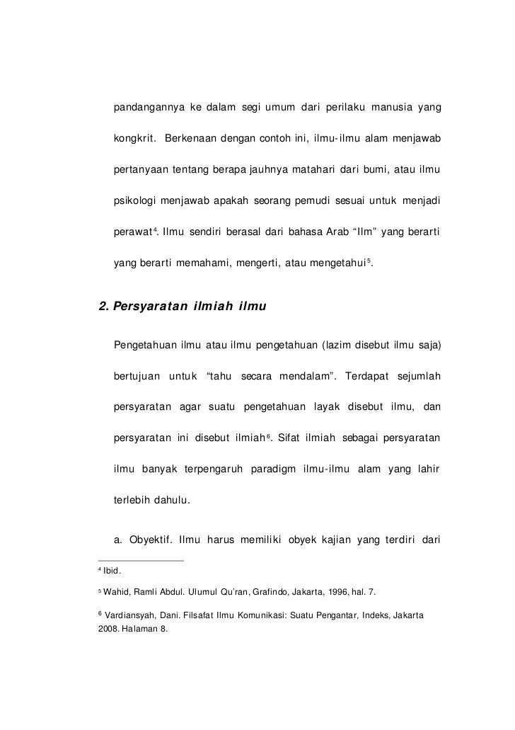 Makalah Filsafat Komunikasi Komunikasi Sebagai Ilmu Pengetahuan
