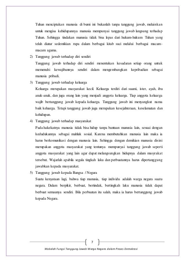 Makalah fungsi tanggung jawab warga negara dalam proses ...