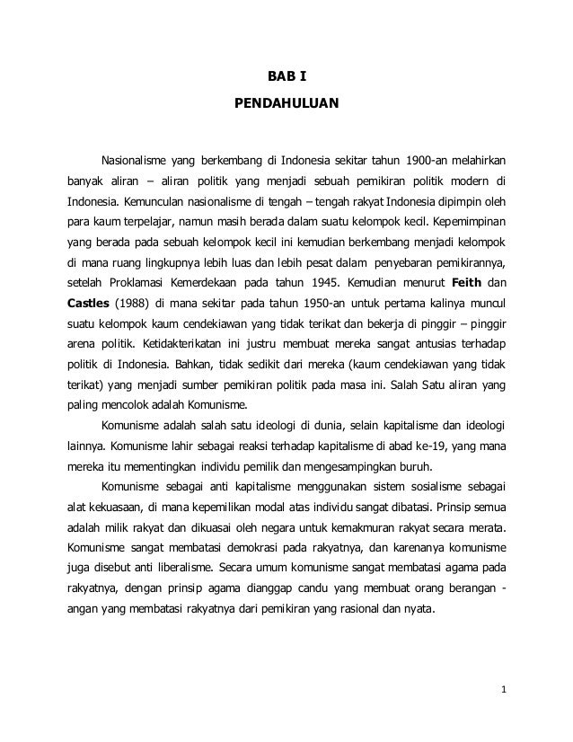 Makalah Ideologi Komunis1