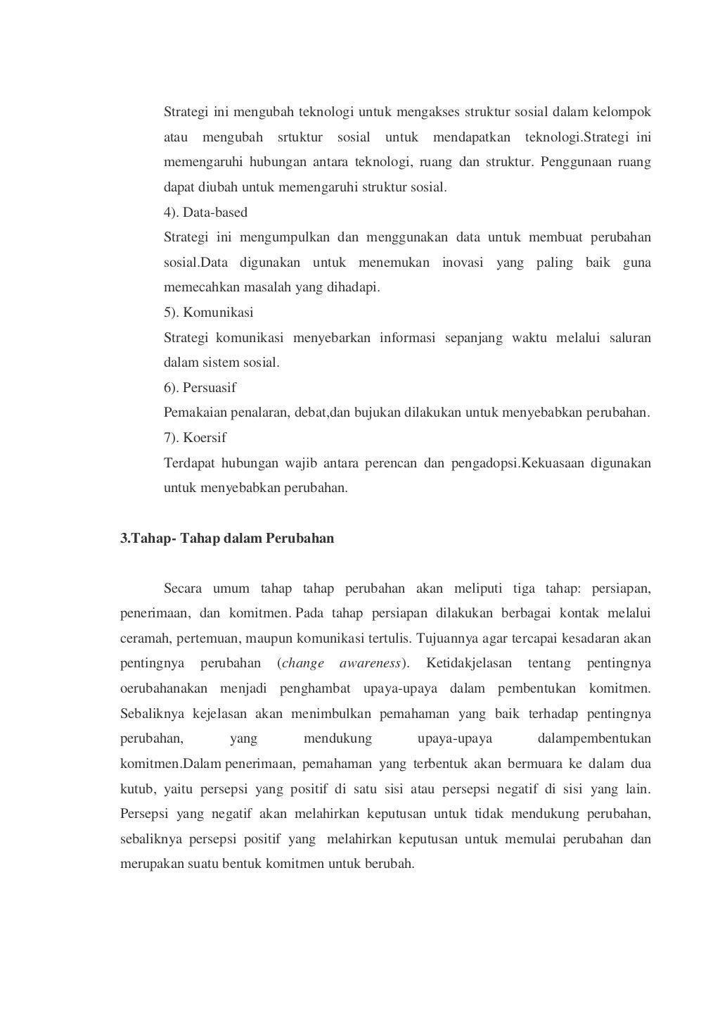 Makalah konsepperubahandalamkeperawatan