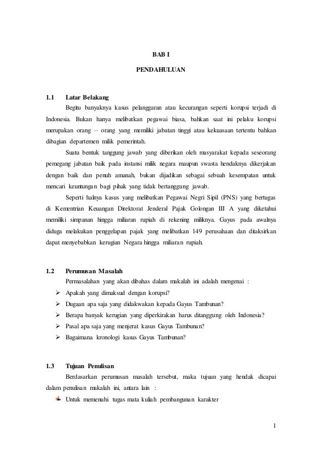 Makalah Mengenai Kasus Hukum Dalam Bidang Ekonomi Pambangunan Karakter