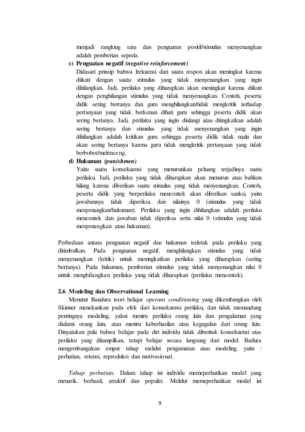 Makalah Psikologi Pendidikan - Teori Belajar dan  