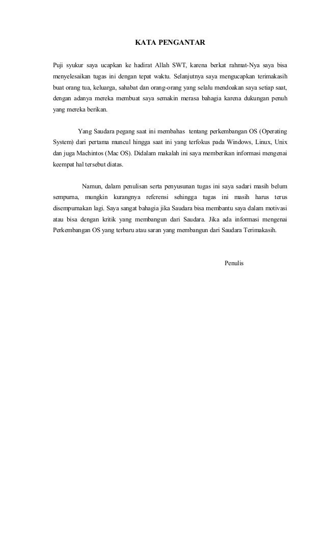 Makalah Sejarah Dan Perkembangan Sistem Operasi