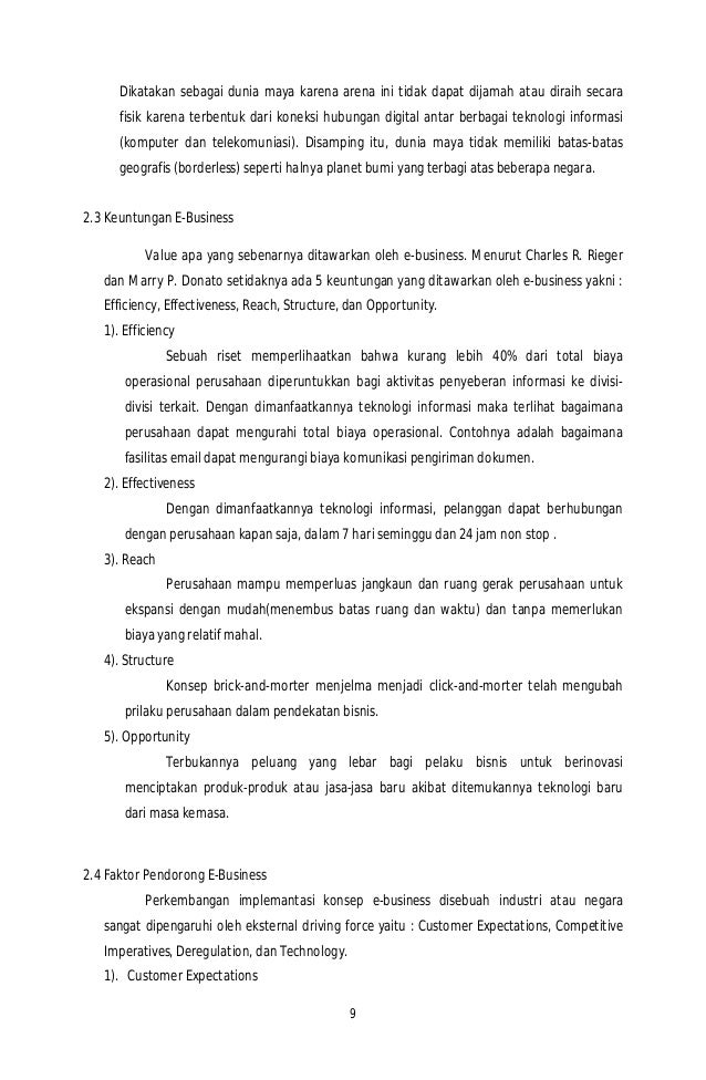 Makalah Si E Bussiness